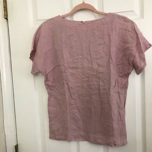 100% Linen Top / Joanie Char